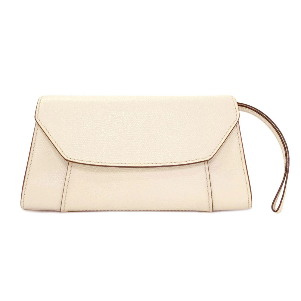 Valextra Mini Clutch Bag Calf Leather Women's